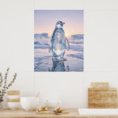 Poster Glace Pingouin Horizon (Cuisine)