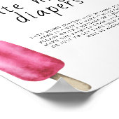Poster Glace Popsicle - Jeu de couches tard la nuit (Coin)