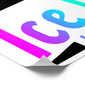 Poster glace rétro (Coin)