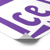 Poster glace rétro (Coin)