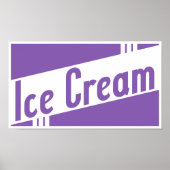 Poster glace rétro (Devant)