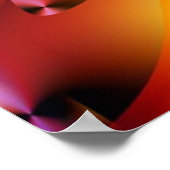 Poster Glace rouge. (Coin)