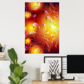 Poster Glace rouge. (Bureau à domicile)