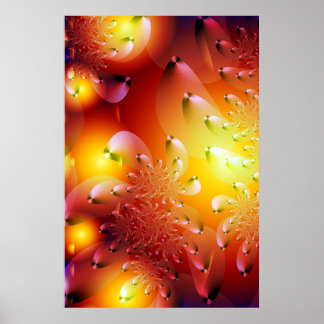 Poster Glace rouge.