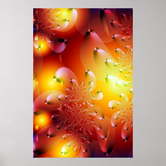 Poster Glace rouge. (Devant)