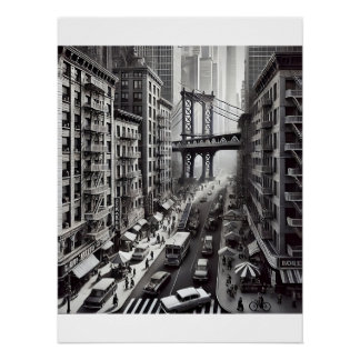 Poster glacé style années 90