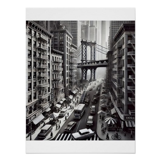 Poster glacé style années 90 (Devant)