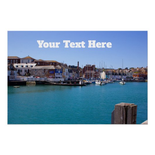 Poster glacé sur le port de mer Tranquillité (Devant)