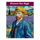 Poster glacé Vincent Van Gogh (Devant)