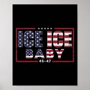 Poster Glace Vintage Ice Par Drôle Trump Hommes Femmes