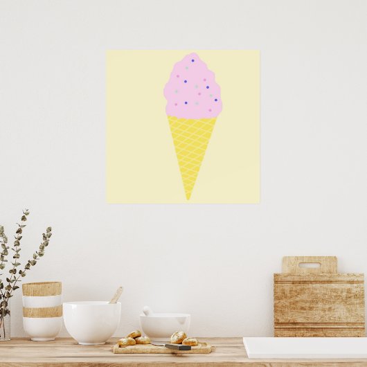 Poster glaces (Cuisine)