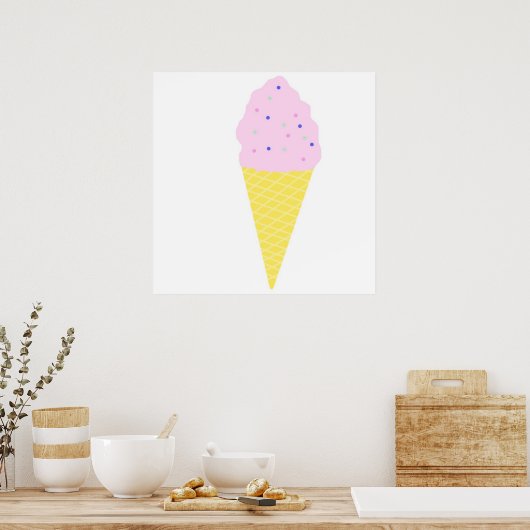 Poster glaces (Cuisine)
