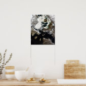 Poster Glaces de mer et sédiments visibles au Nunavut, Ca (Cuisine)