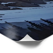 Poster Glacial Peaks (Coin)