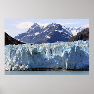 Poster Glacier dans la copie de l'Alaska