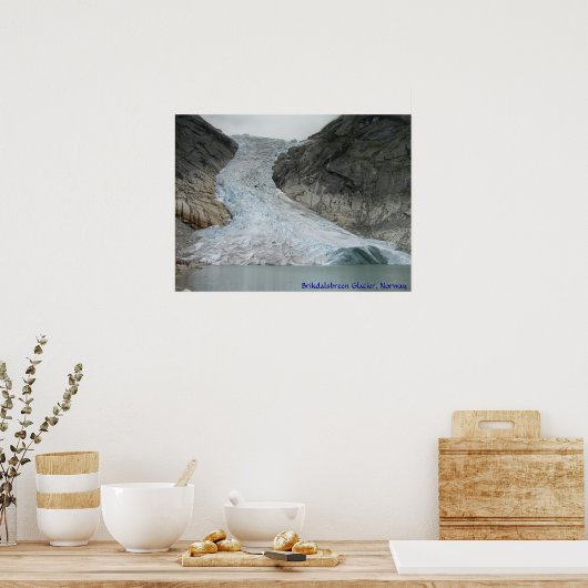 Poster Glacier de Brikdalsbreen (Cuisine)