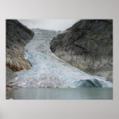 Poster Glacier de Brikdalsbreen (Devant)