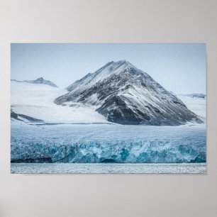Poster Glacier de Spitsbergen Svalbard