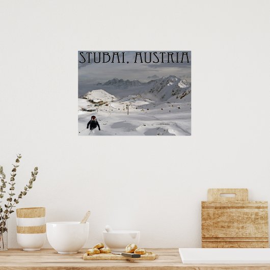 Poster Glacier de Stubai (Cuisine)