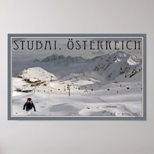 Poster Glacier de Stubai
