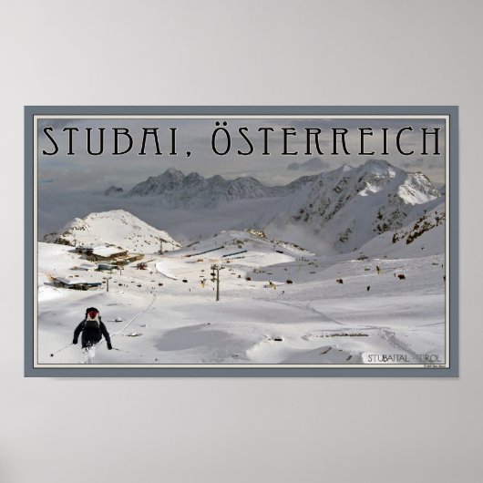 Poster Glacier de Stubai (Devant)