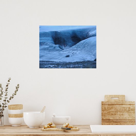 Poster Glacier d'Islande (Cuisine)