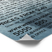 Poster Glacier Drone Silhouette, société de location de d (Coin)