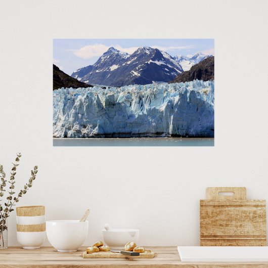 Poster Glacier en Alaska Imprimer (Cuisine)