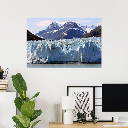 Poster Glacier en Alaska Imprimer (Bureau à domicile)