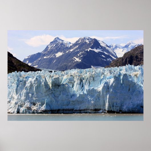 Poster Glacier en Alaska Imprimer (Devant)