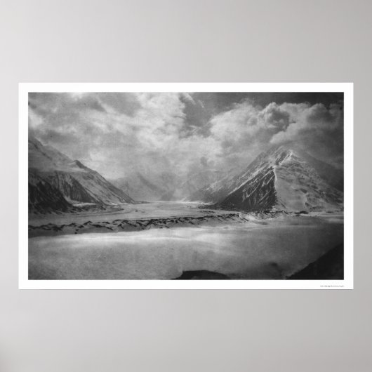 Poster Glacier géant Alaska 1912 (Devant)