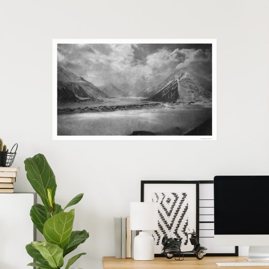 Poster Glacier géant Alaska 1912 (Bureau à domicile)