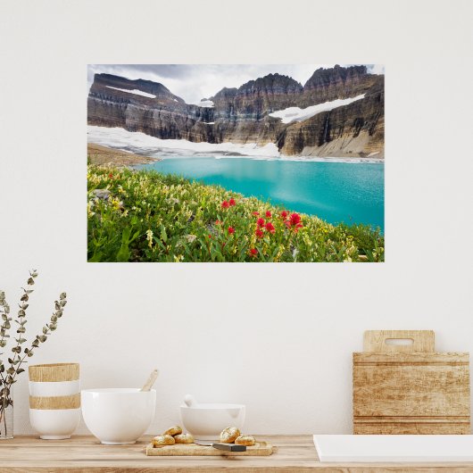 Poster Glacier Grinnell (Cuisine)