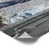 Poster Glacier Harvard dans College Fjord, Alaska 2 (Coin)