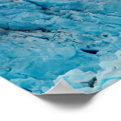 Poster Glacier Hubbard d'un navire en Alaska (Coin)