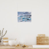 Poster Glacier Ice paysage, Islande (Cuisine)