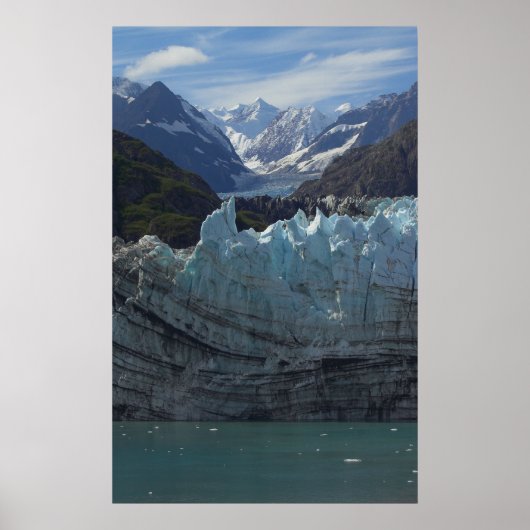 Poster Glacier Margerie Alaska (Devant)