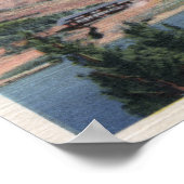 Poster Glacier National Park, MT - Hôtel de Glacier (Coin)