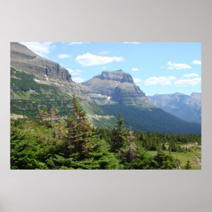 Poster Glacier Park - Aller au chemin Sun