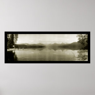 Poster Glacier Park MT Photo 1916