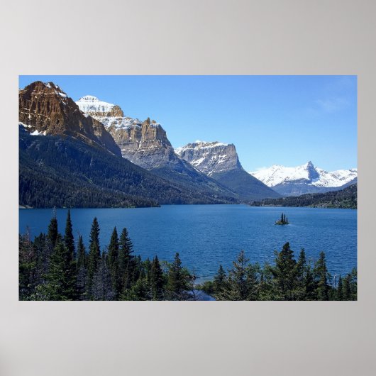 POSTER GLACIER PARK - ST. LE LAC DE MARY (Devant)