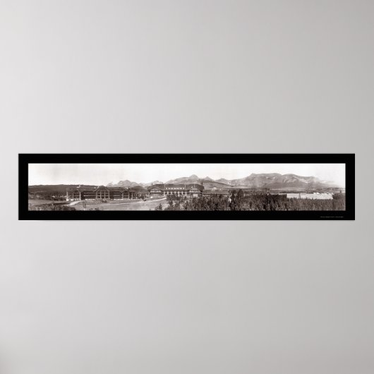 Poster Glacier Park Sunrise Photo 1916 (Devant)