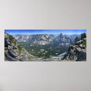 Poster Glacier Point Panorama - Yosemite Valley