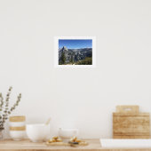 Poster Glacier Point Yosemite Blue Color Photographie (Cuisine)