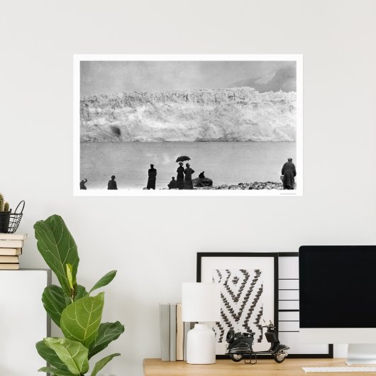 Poster Glacier pour enfants Alaska 1908 (Bureau à domicile)
