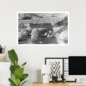 Poster Glacier Taku Alaska 1914 (Bureau à domicile)