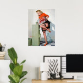 Poster Glacière d'eau vers le haut (Bureau à domicile)