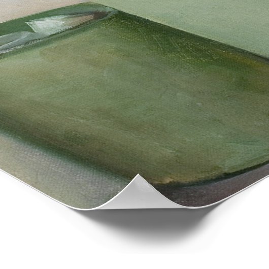 Poster Glacière d'eau vers le haut (Coin)