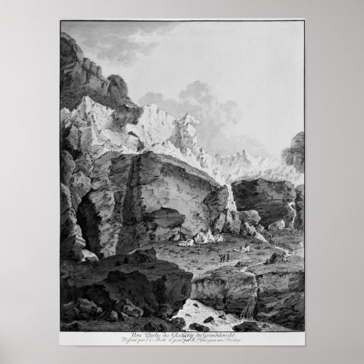 Poster Glaciers de Grindelwald (Devant)