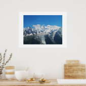 Poster Glaciers sur le Mont Blanc (Cuisine)